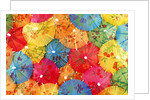 Colourful paper shades by Anonymous
