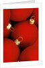 Christmas baubles by Anonymous