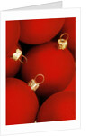 Christmas baubles by Anonymous