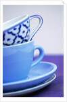 Coffee cups and saucers by Anonymous