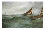 In the Track of the Trawlers by Charles Napier Hemy