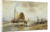 Beach at Schevingen, Holland by Thomas Hardy Bush