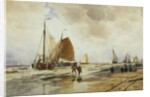 Beach at Schevingen, Holland by Thomas Hardy Bush