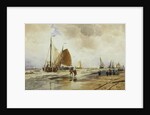 Beach at Schevingen, Holland by Thomas Hardy Bush