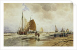 Beach at Schevingen, Holland by Thomas Hardy Bush