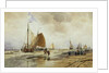 Beach at Schevingen, Holland by Thomas Hardy Bush