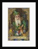 Christmas Greetings Postcard with Father Christmas by Anonymous