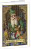 Christmas Greetings Postcard with Father Christmas by Anonymous