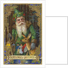 Christmas Greetings Postcard with Father Christmas by Anonymous