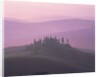 House at dawn in the Tuscany by Anonymous