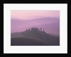 House at dawn in the Tuscany by Anonymous