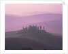 House at dawn in the Tuscany by Anonymous