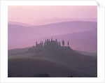 House at dawn in the Tuscany by Anonymous