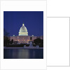 Illuminated Capitol at night, Washington D.C. by Anonymous