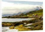 Norway/Lofoten: rocky coast and mountain Himmeltinden by Anonymous