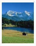 Lake 'Geroldsee' and the so called 'Karwendel' mountains by Anonymous