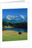 Lake 'Geroldsee' and the so called 'Karwendel' mountains by Anonymous