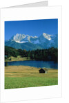 Lake 'Geroldsee' and the so called 'Karwendel' mountains by Anonymous