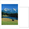 Lake 'Geroldsee' and the so called 'Karwendel' mountains by Anonymous