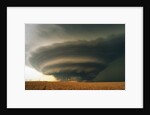 Supercell and Wheat Field by Anonymous