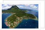 Village on Bora-Bora by Anonymous