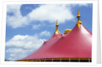 Low angle view of a circus tent roof by Anonymous