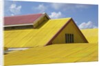 Detail view of a yellow rooftop by Anonymous