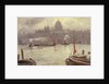 St. Paul's Cathedral and River Thames, London, England by George Hyde-Pownall