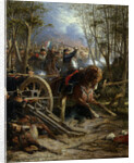 The Charge of the French Cuirassiers at Reichshof by Adolphe Yvon