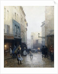 A Street Market, Paris, France by Victor Gabriel Gilbert