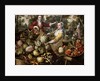 The Four Elements: A Greengrocer's Stall with the Flight into Egypt Beyond by Joachim Beuckelaer