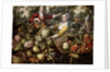 The Four Elements: A Greengrocer's Stall with the Flight into Egypt Beyond by Joachim Beuckelaer