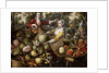The Four Elements: A Greengrocer's Stall with the Flight into Egypt Beyond by Joachim Beuckelaer
