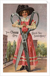 The Clauss Girl Postcard by Anonymous