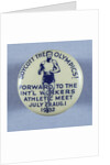 Olympic Boycott Pin by Anonymous