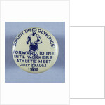 Olympic Boycott Pin by Anonymous