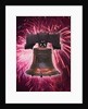 The Liberty Bell and Fireworks by Anonymous