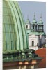 Church Dome and Bell Towers in Prague by Anonymous