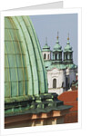 Church Dome and Bell Towers in Prague by Anonymous