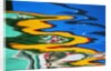 Colors Reflected in Ripples in Canal by Anonymous