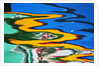 Colors Reflected in Ripples in Canal by Anonymous