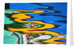 Colors Reflected in Ripples in Canal by Anonymous