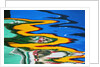Colors Reflected in Ripples in Canal by Anonymous