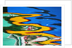 Colors Reflected in Ripples in Canal by Anonymous