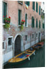 Canal and Wooden Boats by Anonymous