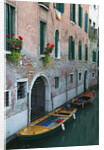 Canal and Wooden Boats by Anonymous