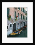 Canal and Wooden Boats by Anonymous