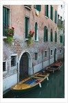 Canal and Wooden Boats by Anonymous