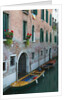 Canal and Wooden Boats by Anonymous