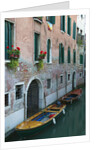 Canal and Wooden Boats by Anonymous